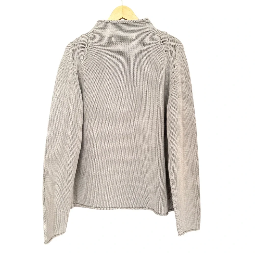 Vtg Banana Republic‎ Mens Mock Roll Neck Sweater Size Large